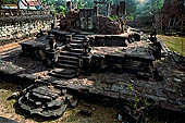 Bakong temple - ruins of the ancillary tower.